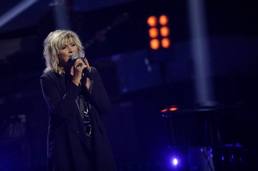 Kari Gjærum på scenen i programmet Stjernekamp på Nrk.